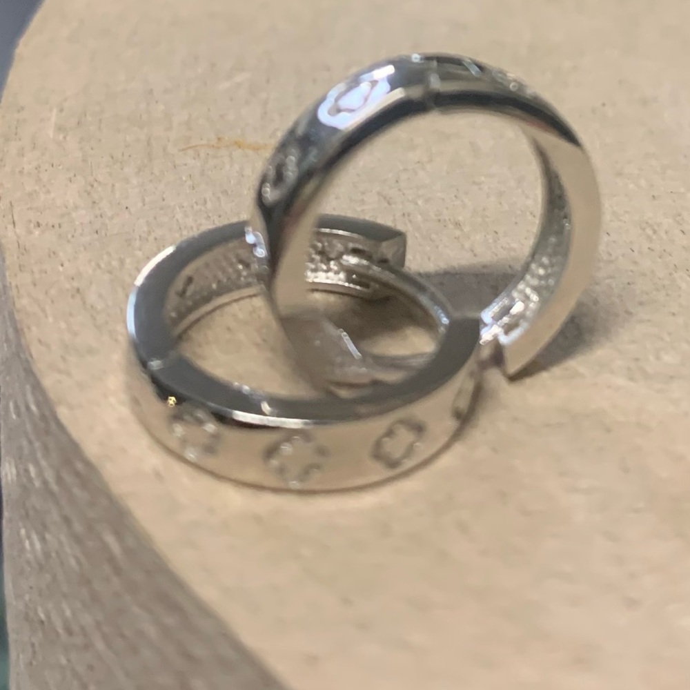 Elegant Silver Hoop Earrings